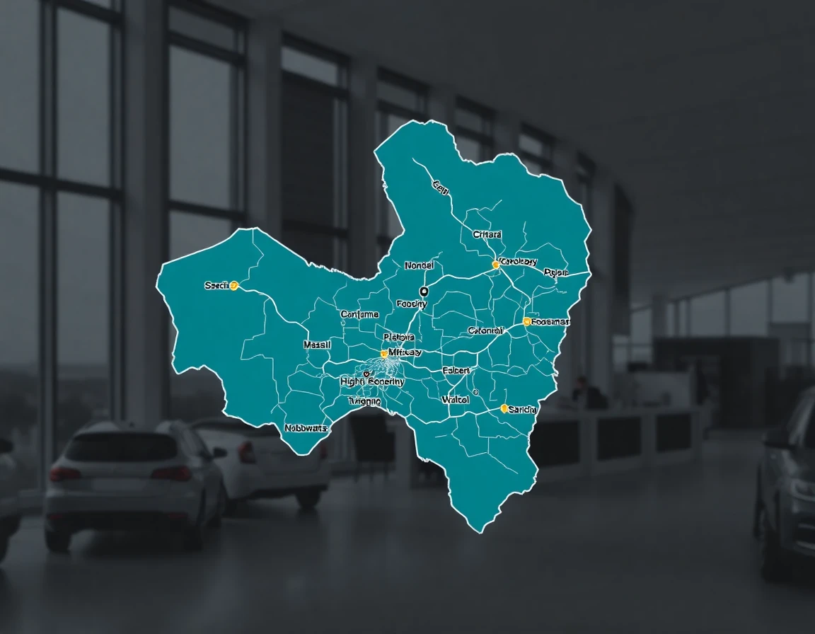 Roofing Service Areas Map